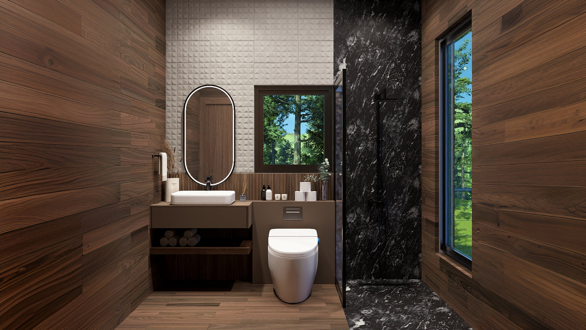 Escena Conceptual de Rendering 3D Interior