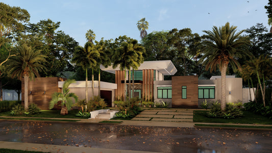 Diseño 3D de Piscina/Patio/Jardinería