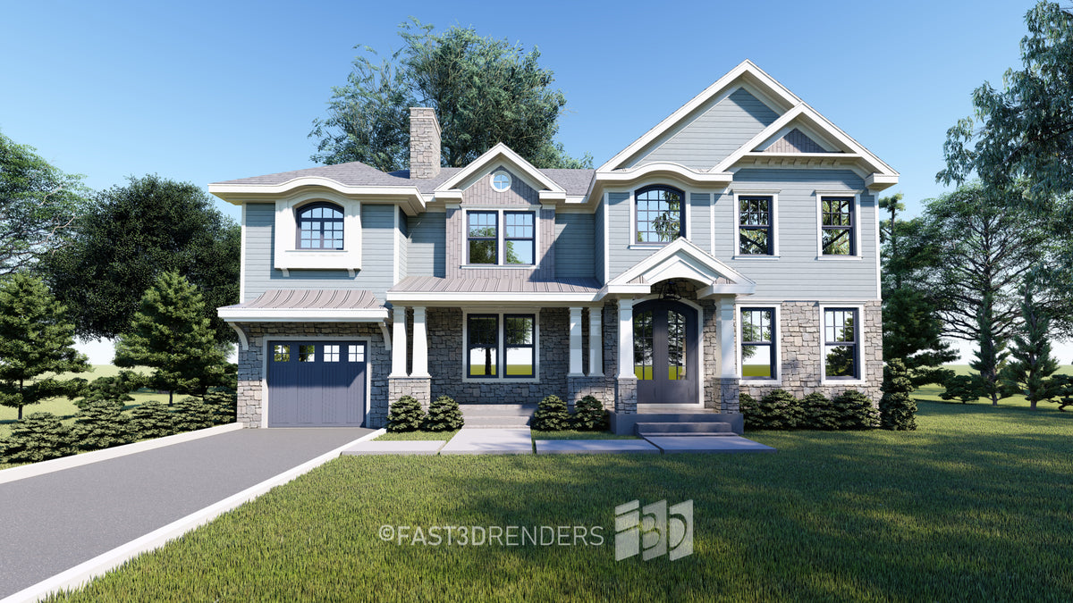Renderizado 3D Exterior Universal