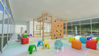 Renderizado 3D Interior