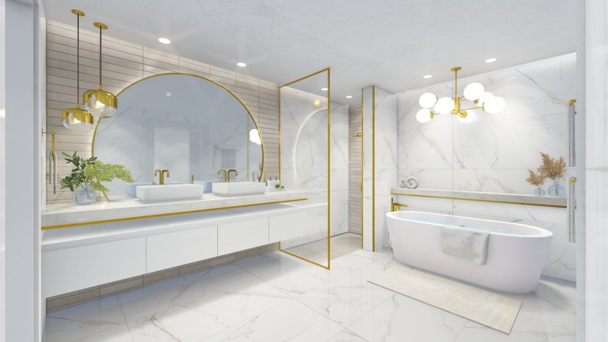 Renderizado 3D Interior de Baño - Fast 3D Renders